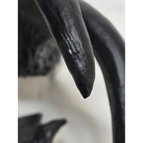 Fun Black Faux Moose Antlers Head Wall Mount Decor Rustic Lodge Cabin Cool Art - Picture 14 of 16